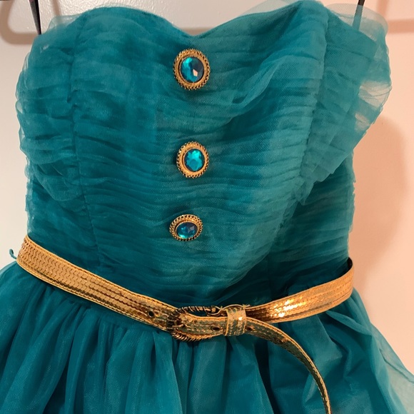 Betsey Johnson turquoise blue tutu dress - Picture 4 of 6